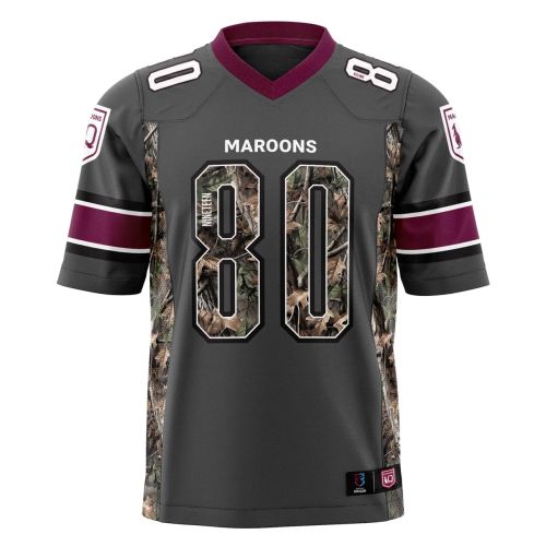 QLD MAROONS OVERWATCH GRIDIRON JERSEY