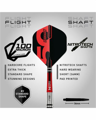 RED DRAGON TORPEDO 2 80% TUNGSTEN | 50 YEAR LTD EDITION