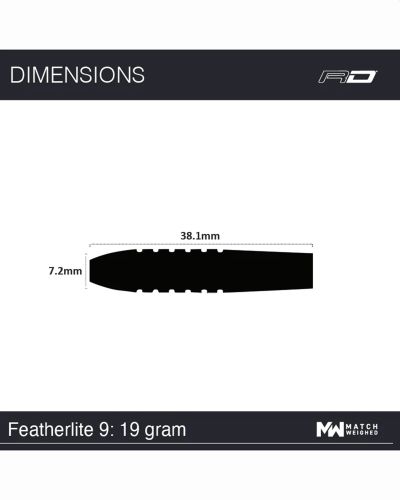 RED DRAGON FEATHERLITE 9 | 85% TUNGSTEN
