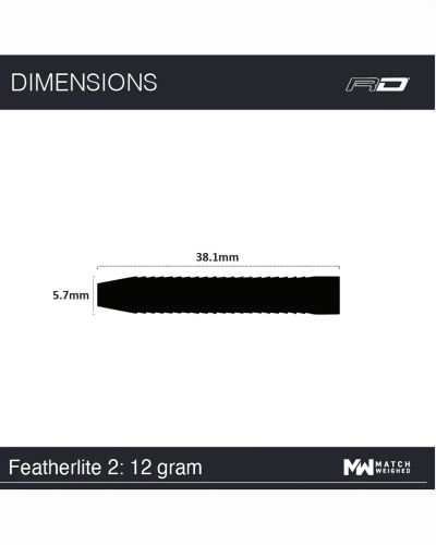 RED DRAGON FEATHERLITE 2 | 85% TUNGSTEN