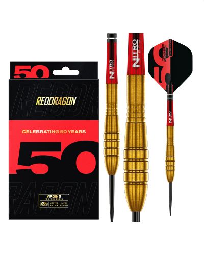 RED DRAGON GOLDEN VIRGIN 5 90% TUNGSTEN | 50 YEAR LTD EDITION