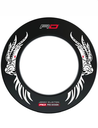 RED DRAGON JONNY CLAYTON DARTBOARD SURROUND