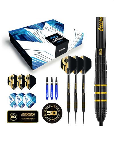 RED DRAGON LUKE HUMPHRIES 50 YEAR PLAYER EDITION DART SET