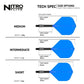 RED DRAGON NITRO FLITE | BLACK SHAFT | BLUE FLIGHT