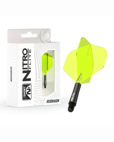 RED DRAGON NITRO FLITE | BLACK SHAFT | YELLOW FLIGHT