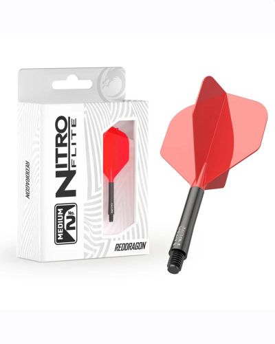RED DRAGON NITRO FLITE | BLACK SHAFT | RED FLIGHT