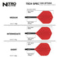 RED DRAGON NITRO FLITE | BLACK SHAFT | RED FLIGHT