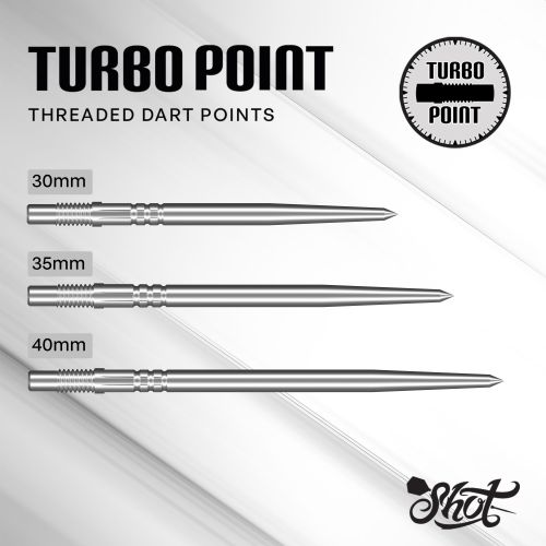 SHOT TURBO SILVER STEEL DART POINTS