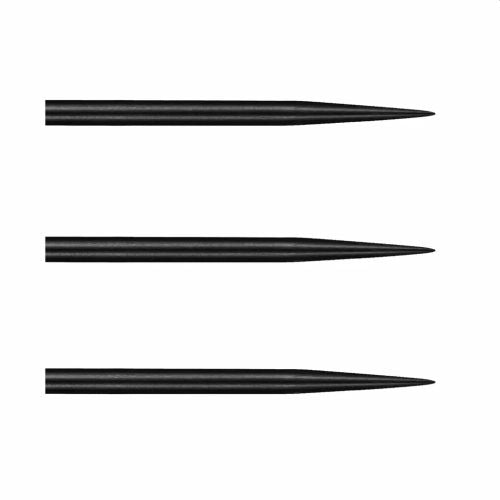 BLACK STEEL TIP DART POINTS