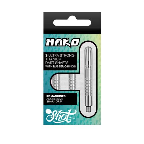 SHOT MAKO TITANIUM DARTS SHAFTS WITH O RINGS