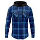 STATE OF ORIGIN NSW BLUES HIGHLAND HOODED FLANNEL SHIRT