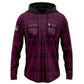 STATE OF ORIGIN QLD MAROONS HIGHLAND HOODED FLANNEL SHIRT