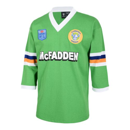 CANBERRA RAIDERS 1989 WORLD CLUB CHALLENGE RETRO JERSEY