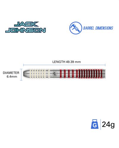 WINMAU JACK JOHNSON 90% TUNGSTEN