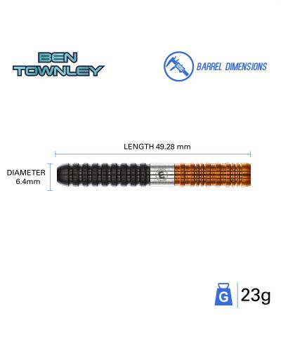 WINMAU BEN TOWNLEY 90% TUNGSTEN