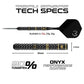 WINMAU MVG W MAX 90% SWITCH POINT DARTS