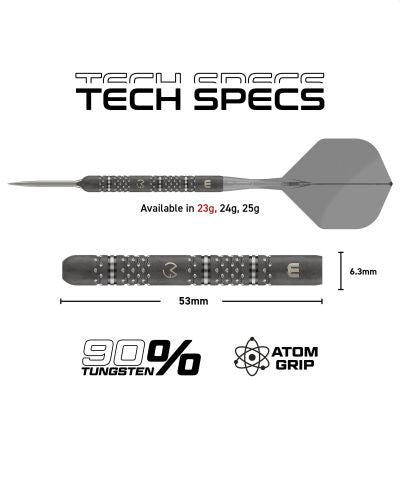 WINMAU MVG TS PRO 90% SWITCH POINT DARTS