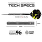 WINMAU MVG TS 90% SWITCH POINT DARTS