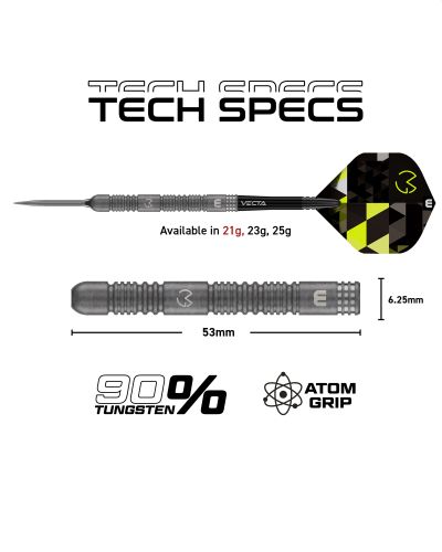 WINMAU MVG TS 90% SWITCH POINT DARTS