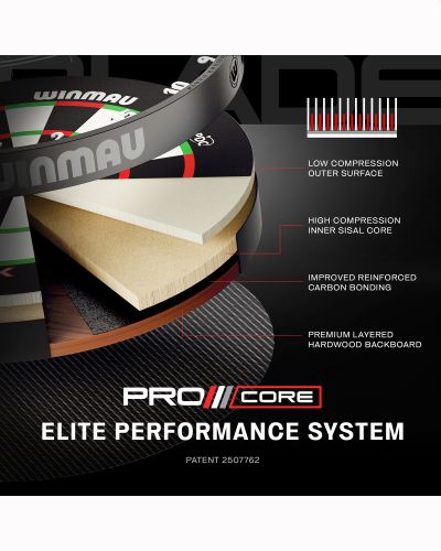 WINMAU BLADE X DARTBOARD