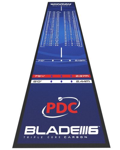 WINMAU OUTSHOT SOFT FEEL DART MAT