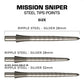 MISSION SNIPER POINTS | STEEL TIP | RIPPLE