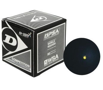 DUNLOP COMPETITION  SINGLE  DOT  SQUASH BALL