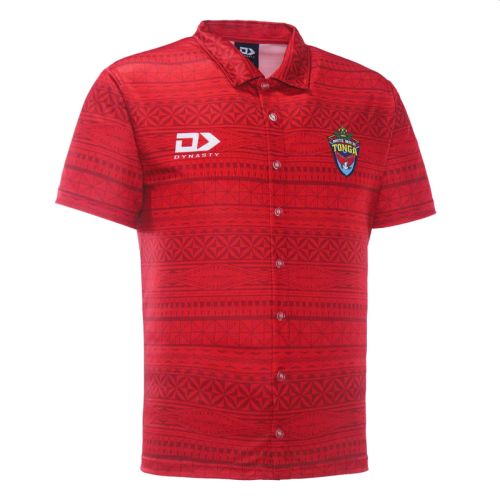 DYNASTY TONGA RL WORLD CUP BUTTON-UP POLO