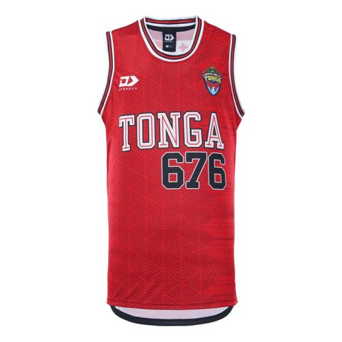 DYNASTY TONGA RL WORLD CUP KIDS BASKETBALL SINGLET