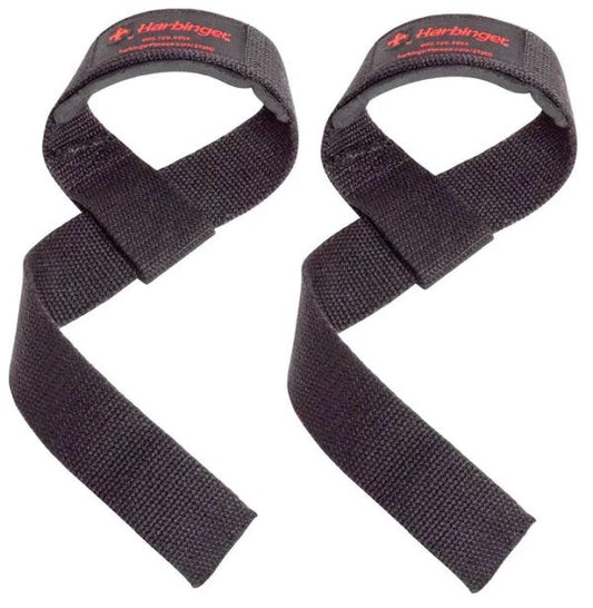 HARBINGER PADDED LIFTING STRAPS | BLACK 21"