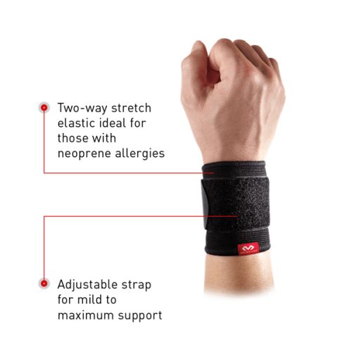 MCDAVID WRIST SLEEVE ADJUSTABLE ELASTIC