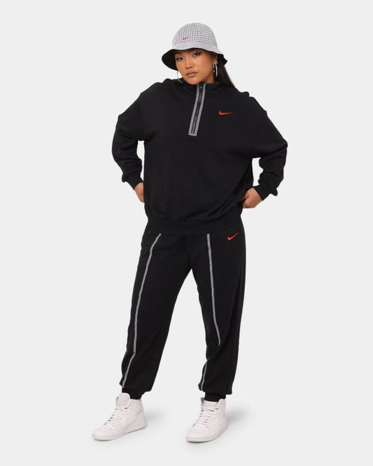 NIKE WOMENS ICON CLASH FLEECE 1/4 ZIP