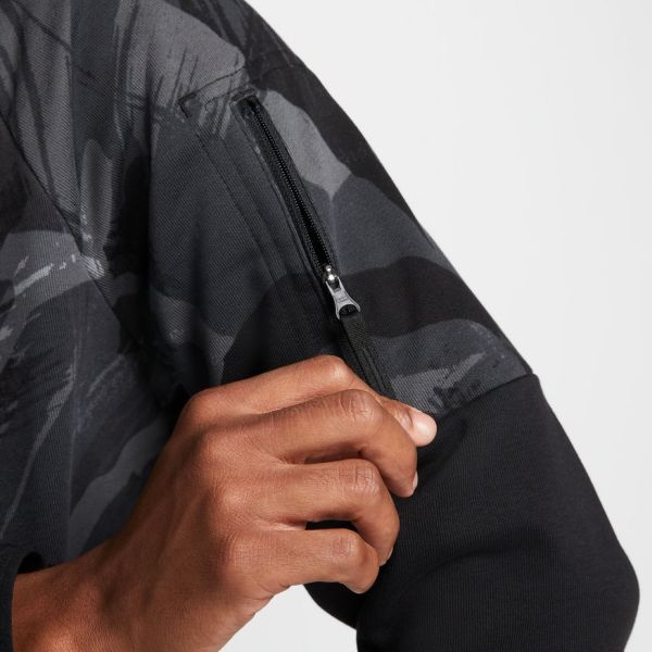 NIKE MENS DRI-FIT FULL ZIP FITNESS HOODIE