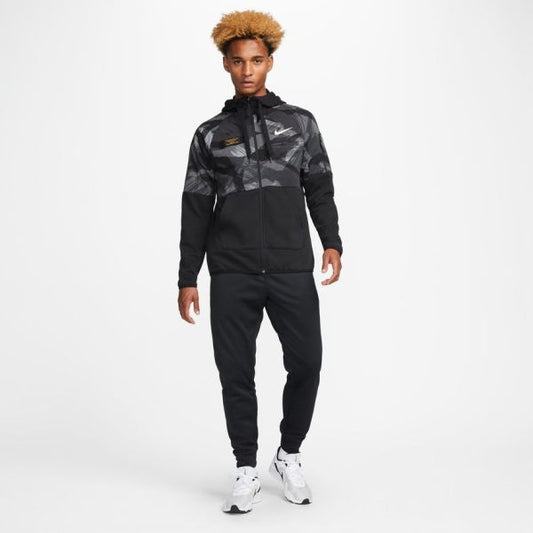 NIKE MENS DRI-FIT FULL ZIP FITNESS HOODIE