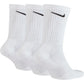 NIKE UNISEX EVERYDAY CUSHION CREW SOCKS 3 PACK