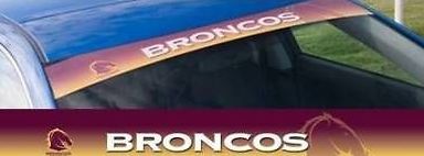 NRL CAR SUNVISOR DECAL