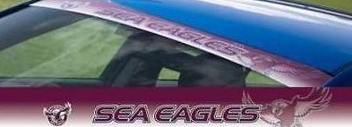 NRL CAR SUNVISOR DECAL