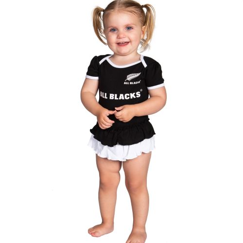 NZ ALL BLACKS GIRLS INFANT FOOTYSUIT