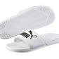 PUMA UNISEX POPCAT WHITE SLIDES