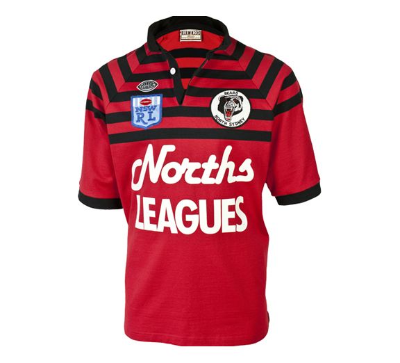 NORTH SYDNEY BEARS 1991 RETRO JERSEY