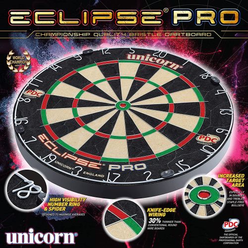 UNICORN ECLIPSE PRO BRISTLE DARTBOARD Sports Safari