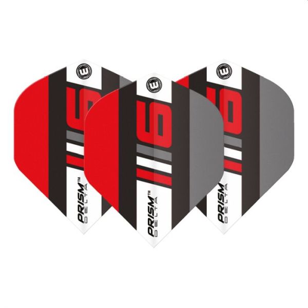 Winmau Prism Delta Kairos Red Darts Flights Winmau Prism Delta Kairos Red Darts Flights